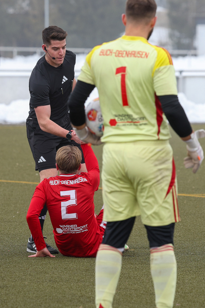 Heldenfingen-Buch_260131_5844 | SG Heldenfingen/Heuchlingen vs. TSV Buch, Fußball, Herren, Freundschaftsspiel, 2025/2026, 31.01.2026 in Söhnstetten, Kunstrasenplatz (Foto: Michael Bulling) - Realisiert mit Pictrs.com