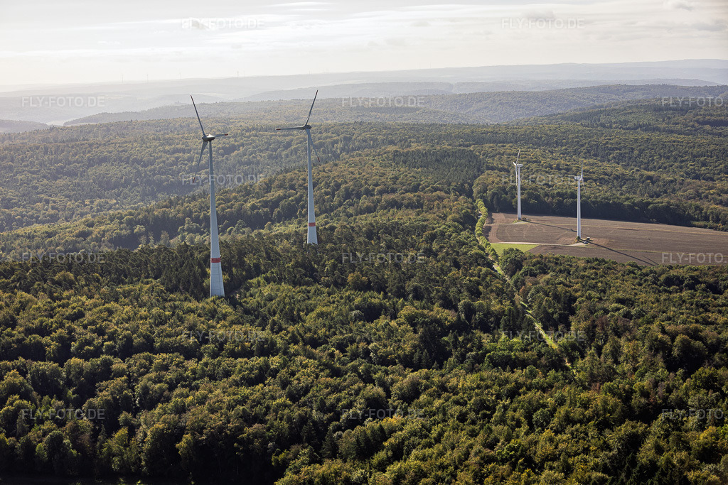Luftbild: Windpark Binselberg im Ortsteil Raibach in Groß-Umstadt im Bundesland Hessen in Deutschland. – Foto: IMG_159130.jpg vom 22.09.2026 durch Werner Riehm/FLY-FOTO.de – Auflösung des Originals: 6000 x 4000 px – Windpark Binselberg GmbH & Co. Betriebs KG - Betreiber von Windkraftanlagen | wind-turbine.com