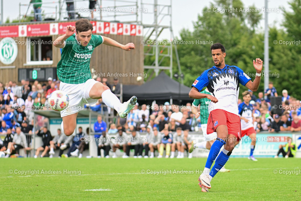Fußball I Herren I Testspiel  I TSV Elstorf - Hamburger SV I 5.7.2025 | a-hannig - Realisiert mit Pictrs.com