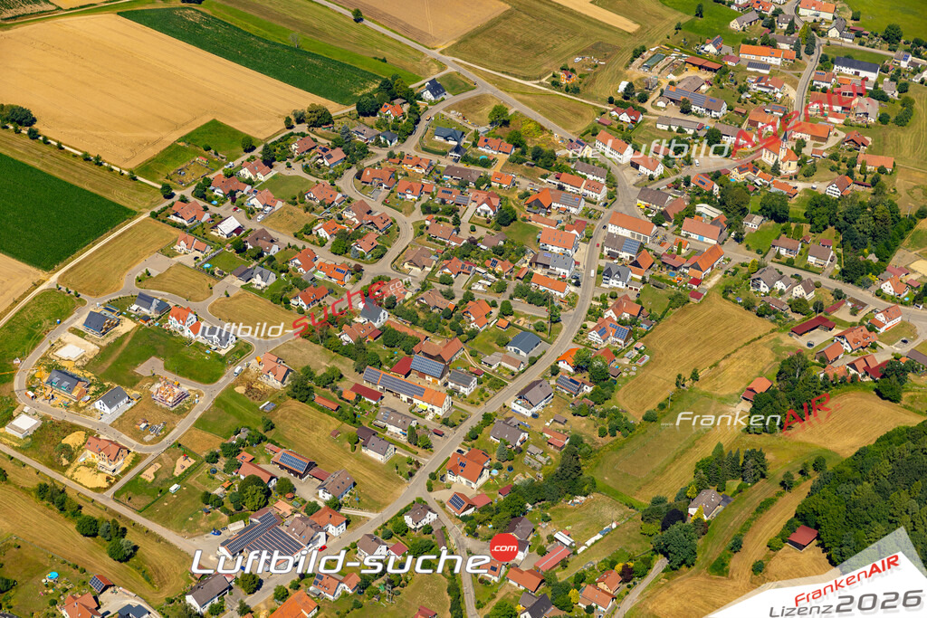 Die Luftaufnahme Edenhausen - Krumbach wurde 2022 vom Flugzeug aus (keine Drohne) erstellt. Hohe Auflösung -für große Poster und Wandbilder geeignet - Garantiert!