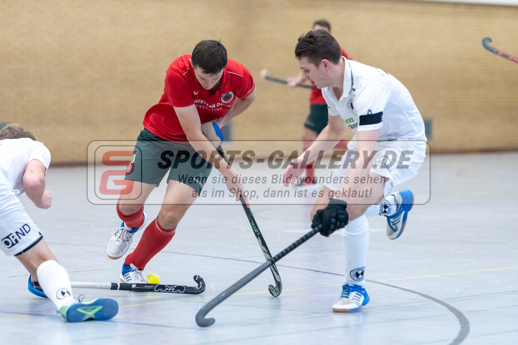 SFE_20230115_0020 | 1. Bundesliga Hockey Herren Schwarz-Weiss Neuss - Crefelder HTC am 15.01.2023 in  (Sporthalle Jahnerstrasse), Photo: Stephan Fehrmann 2022 (Sports-Gallery)