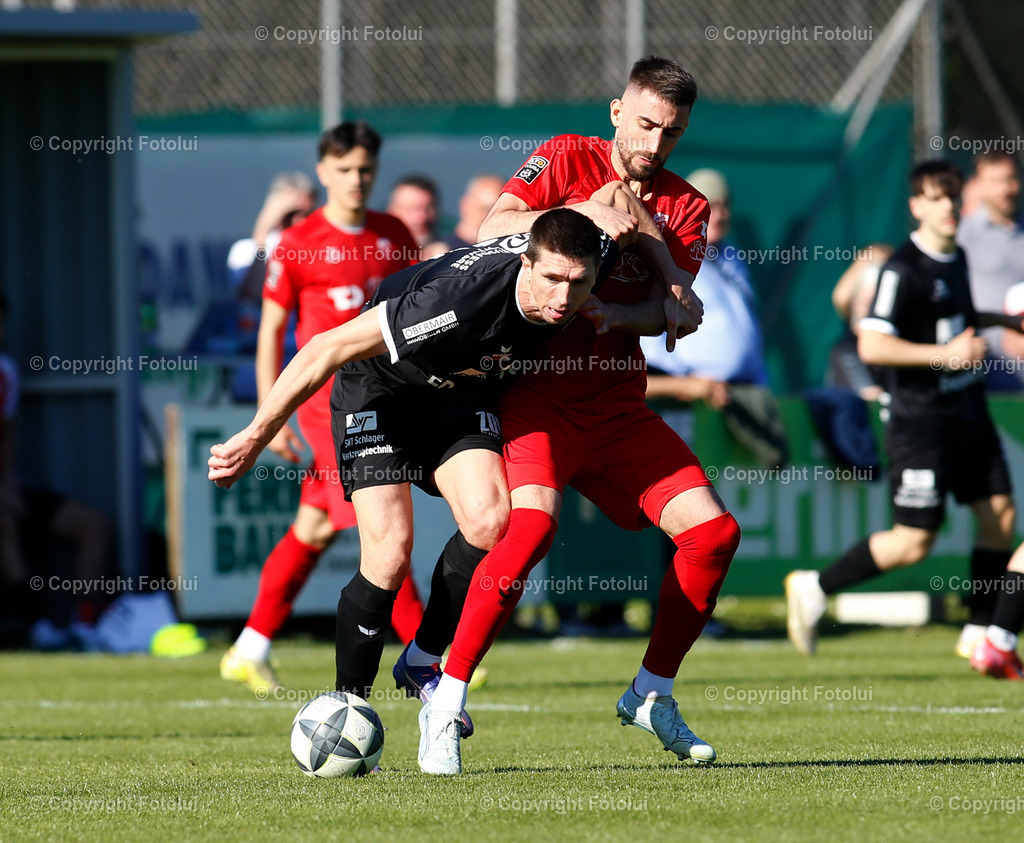 A_LUI_25042026_17 | SPORT,FUSSBALL LT1 OOE LIGA 25.04.2026  ASKOE OEDT 1B-VORWAERTS STEYR  IM BILD: JOVAN PETROVIC (OEDT1B) UND ROKO MISLOV (STEYR) FOTO:FOTOLUI