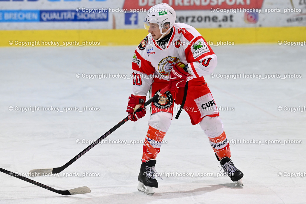 ESC Steindorf vs. ESV Ferlach  | #10 Zusevics Zintis Nauris ESV Ferlach, ESC Steindorf vs. ESV Ferlach , ESC Steindorf vs. ESV Ferlach  am 15.02.2026 in Steindorf (Ossiachersee Halle), Austria, (Photo by Bernd Stefan)