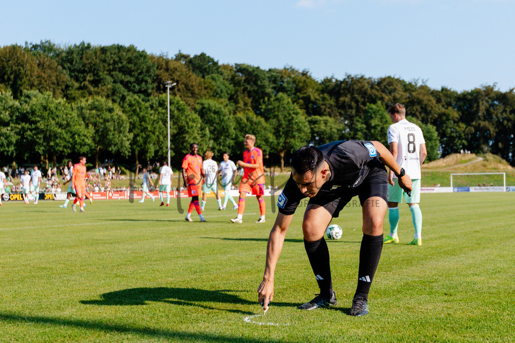Testspiel, Saison 2026/27: SC Preußen Münster - Kickers Emden | Billerbeck, 10.07.2026: Testspiel, SC Preußen Münster gegen Kickers Emden auf der Anlage des DJK Billerbeck in Billerbeck. Foto: sportfotografie.ms | Markus Paletta - Realisiert mit Pictrs.com