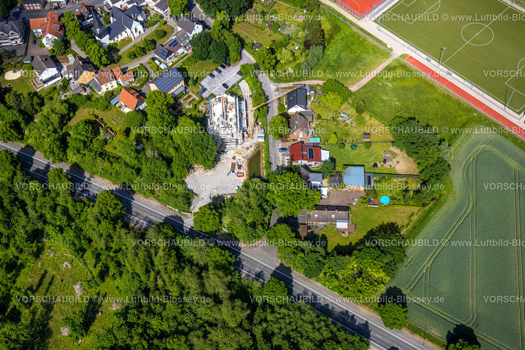 Hamm220504562 | Luftbild, Baustelle und Neubau Soester Straße Ecke Alte Soester Straße, Uentrop, Hamm, Ruhrgebiet, Nordrhein-Westfalen, Deutschland