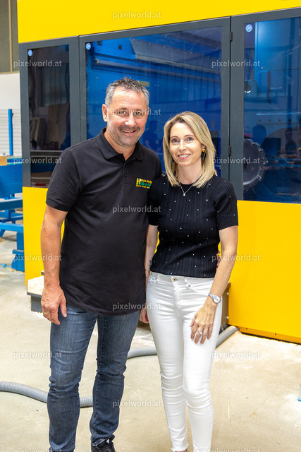 Maschinenpräsentation bei Holzbau Bretis