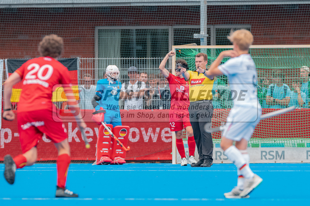 HK_20230716_102841 | Euro Hockey MU18 Boys Finale Belgium vs Germany Championship Girls & Boys am 16.7.2023 CHTC , Krefeld ,