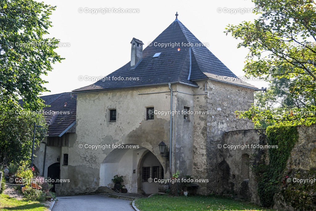 Bad Kreuzen_ 11.09.2023-16 | 11.09.2023, Bad Kreuzen, AUT, Bad Kreuzen, im Bild Gebauede Burg Kreuzen,Turm