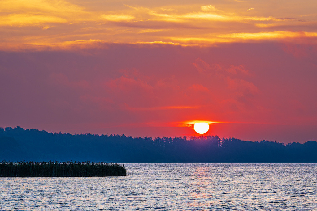 Landschaft mit Sonnenaufgang in Seedorf am Schaalsee | Landschaft mit Sonnenaufgang in Seedorf am Schaalsee.