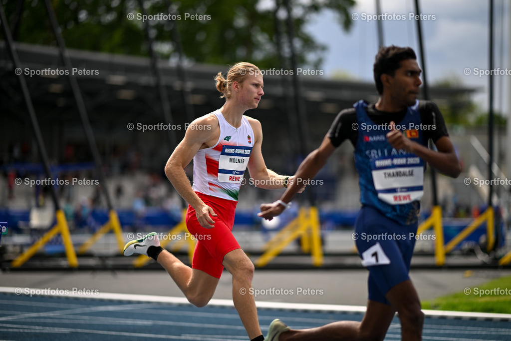 KP1_6902_1 | 21.07.2025, xkaix, Leichtathletik, FISU World University Games 2025 v.l. Csaba Levente Molnár (Ungarn) - Realisiert mit Pictrs.com