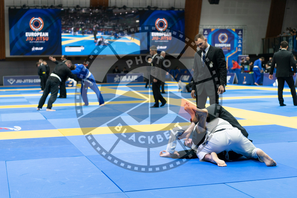 20240119PBB2934 | Fighters compete during the IBJJF European Championship in Paris, France, on January 19, 2024.