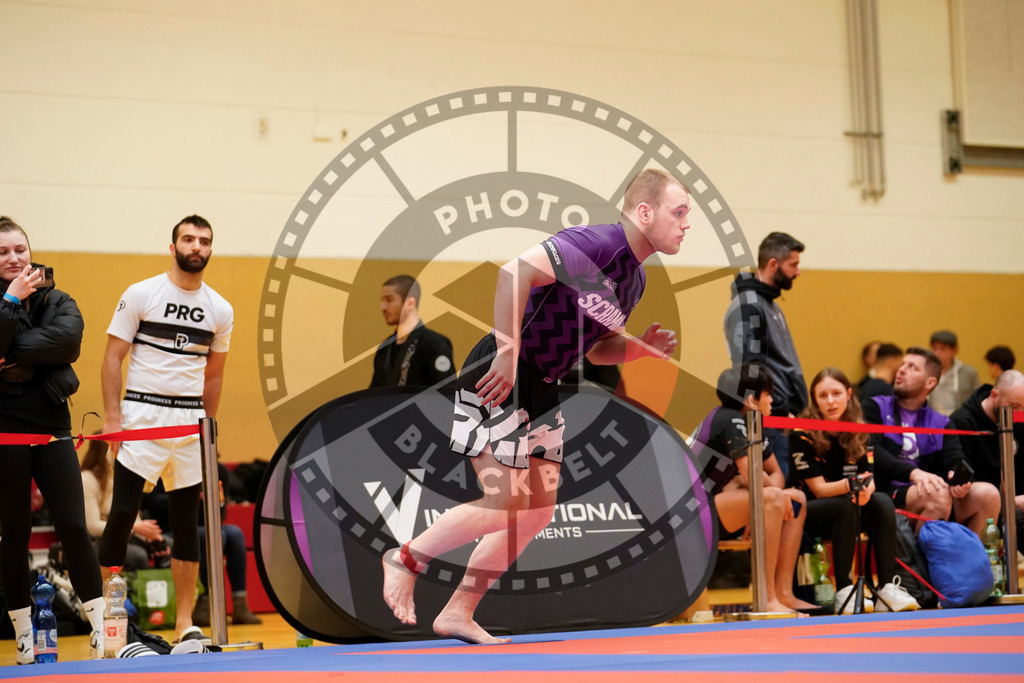 20240203PBB09658 | Fighters compete during the Brazilian Jiu-Jitsu Championship of the AJP Tour in Maintal by Frankfurt am Main, Germany, on February 2, 2024.