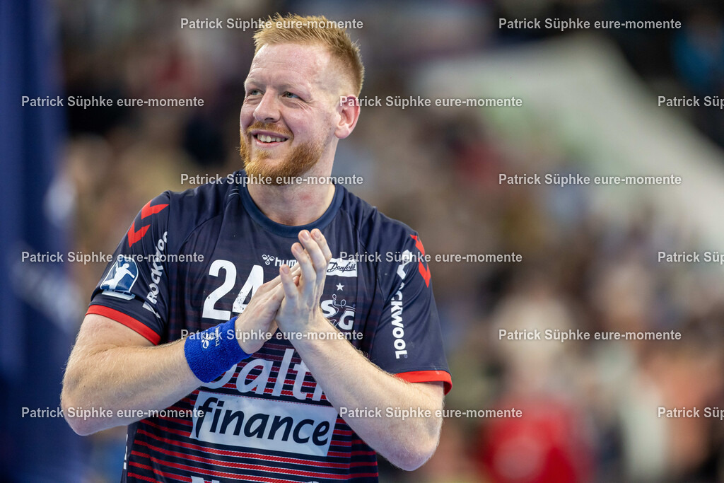 Handball I Herren I Daikin HBL I Saison 2024-2025 I 23. Spieltag I SG Flensburg-Handewitt - THW Kiel | Handball: Bundesliga, SG Flensburg-Handewitt - THW Kiel, 23. Spieltag, GP JOULE ArenaJim Gottfridsson (24, SG Flensburg Handewitt)