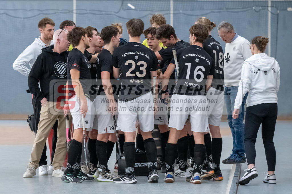 HK_20250202_102309 | 2. Bundesliga Halle Herren Club Raffelberg - Schwarz Weiss Köln am 2.2.2025 Halle am Raffelberg, Duisburg ,