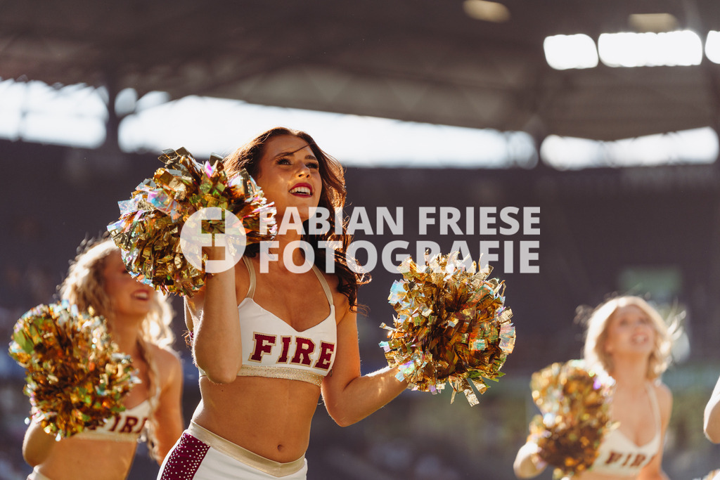 GER Rhein Fire vs. Alpine Rams, American Football, AFLE, Saison 2026, 01.08.2026 | GER Rhein Fire vs. Alpine Rams, American Football, AFLE, Saison 2026, 01.08.2026Foto: Eibner-Pressefoto/Fabian Friese - Realisiert mit Pictrs.com