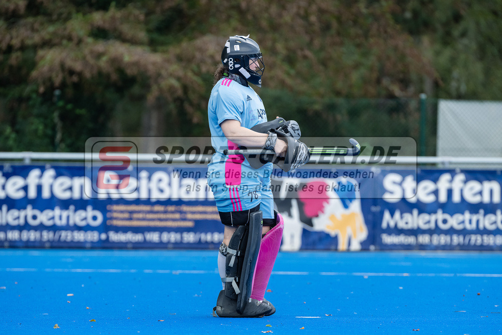 HK_20230923_104527 | 2. Bundesliga Damen Crefelder HTC - Hannover 78 am 23.9.2023 CHTC, Krefeld , Carla Mauersberg Torfrau ( Hannover 78 #78 )