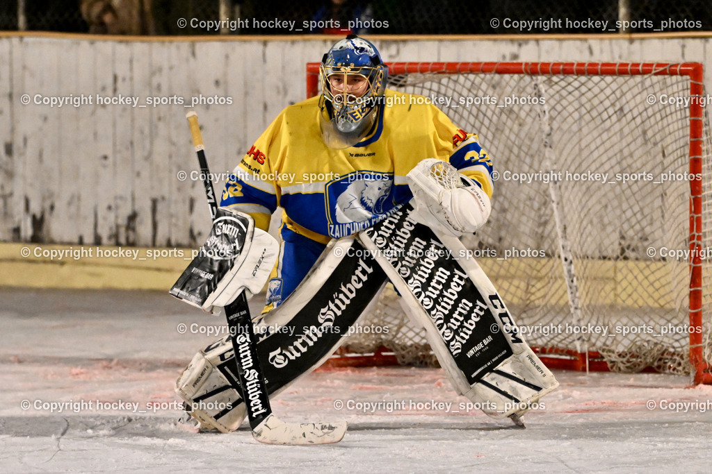 ELV Zauchen vs. EC Tigers Paternion  | #32 Fertani Karim ELV Zauchę, ELV Zauchen vs. EC Tigers Paternion , ELV Zauchen vs. EC Tigers Paternion  am 02.01.2025 in Eisoval Zauchen (Stadthalle Villach), Austria, (Photo by Bernd Stefan)