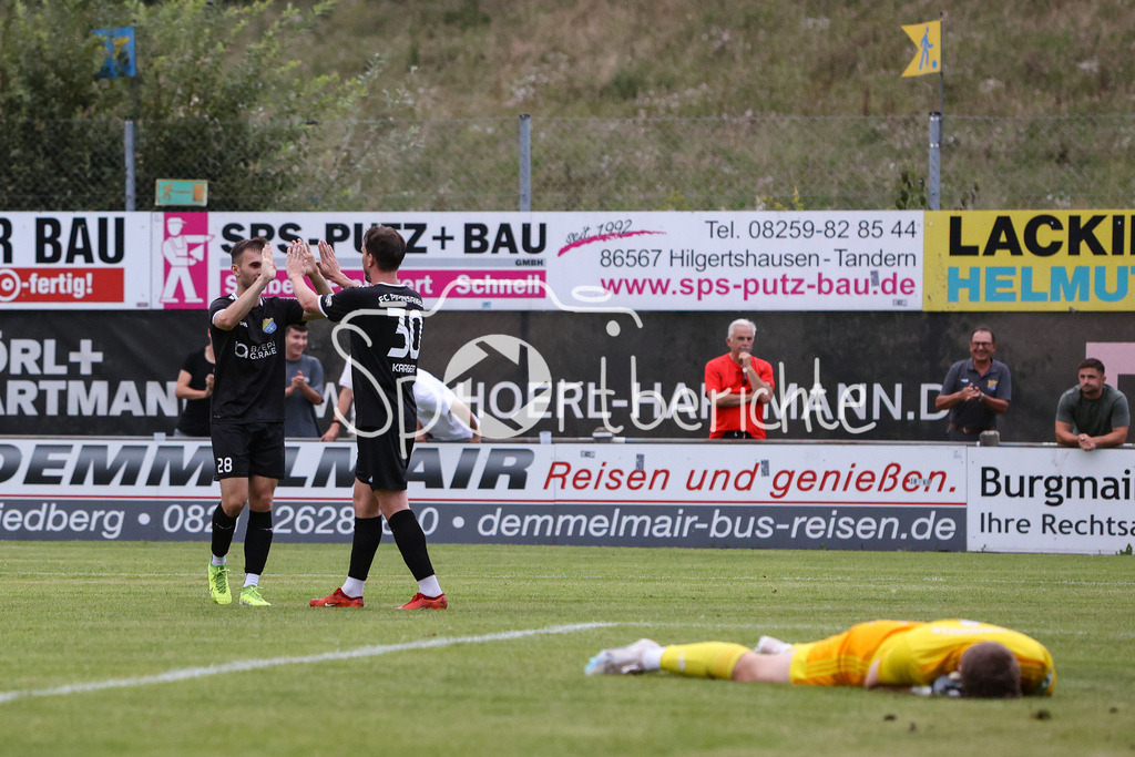 FC Pipinsried - FC Deisenhofen | Jubel nach dem Treffer zum 5-1 durch Nico KARGER (FCP #30)