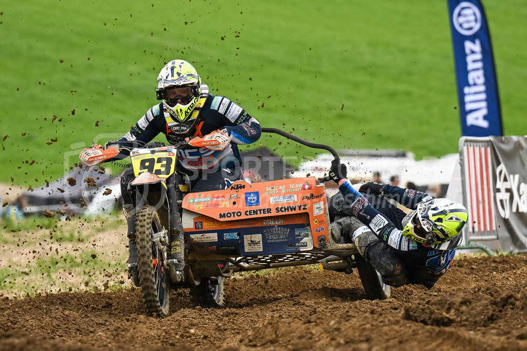 Motocross Schlatt bei Winterthur - 30. April 2023 | #93 Heinzer Marco / Betschart Ruedi aus Illgau (CH) in der Kategorie Seitenwagen am Motocross Schlatt bei Winterthur, 30. April 2023. 
Instagram: @mx_schlatt | @mc_wila | @sam_schweiz
Bild: Sportfotografie Markus Aeschimann | www.markus-aeschimann.ch - Realisiert mit Pictrs.com