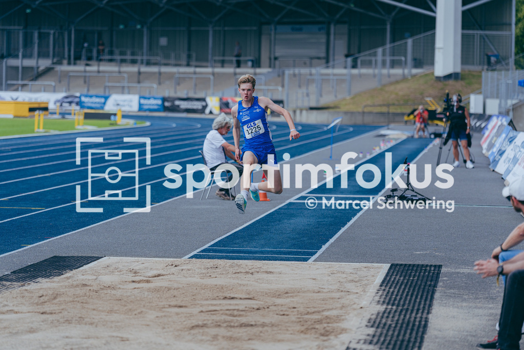 DM U23 U18 Bochum 2026 | Florian Hahn (LAC Erdgas Chemnitz), Startnummer 1225, Deutsche Meisterschaften der U18 &amp; U23 2026, Lohrheidestadion Bochum-Wattenscheid, 04.07.2026 Foto: Marcel Schwering / sportimfokus - Realisiert mit Pictrs.com