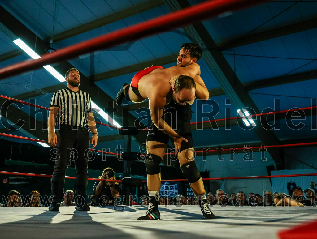 2023-08-12_085_EWS_Wrestling_ERDING | Erding, Deutschland, 12.08.2023:
Wrestling, Saison 2023, EWS Wrestling ERDING

Foto: Christian Riedel / fotografie-riedel.net