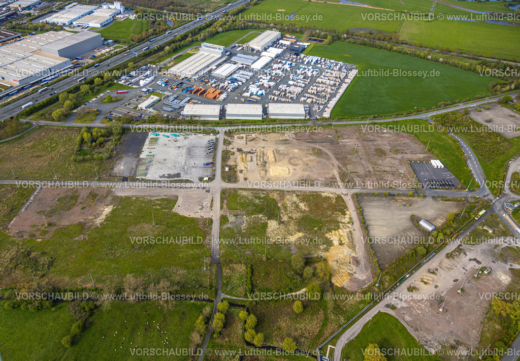 Hamm230405128 | Luftbild, Baugebiet Siegenbeckstraße, Funke Kunststoffe, Uentrop, Hamm, Ruhrgebiet, Nordrhein-Westfalen, Deutschland