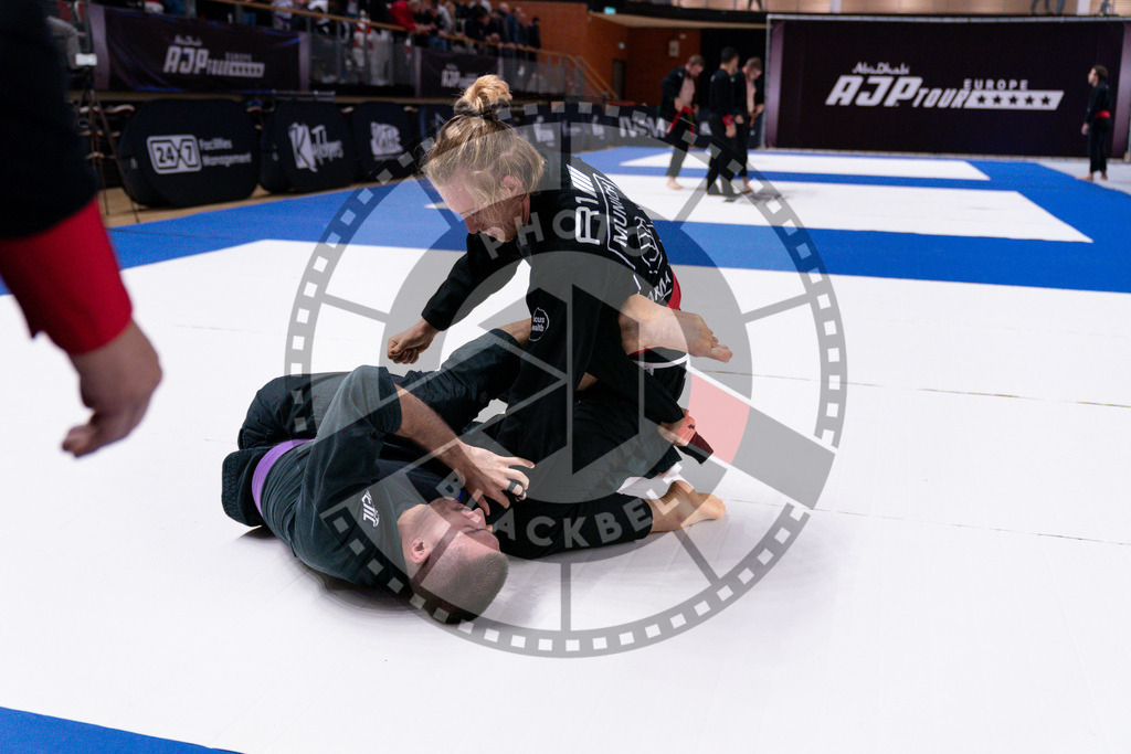 20241013PBB1195 | Athletes compete during the AJP Tour Europe Continental Jiu-Jitsu Amateurs & Masters Championship on October 13, 2024 in Almere near Amsterdam, Netherlands. © Chiara Dazi / photoblackbelt