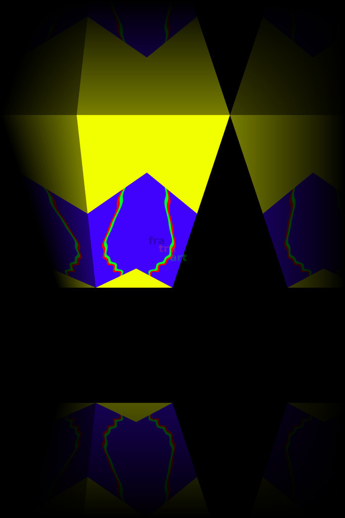 Bunter Spiegel Schwarz | Grafik - Realisiert mit Pictrs.com