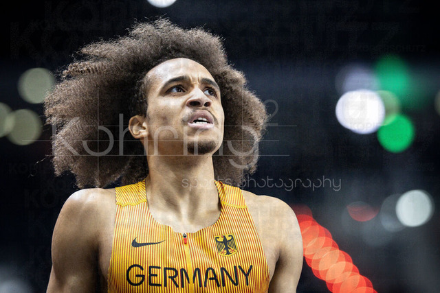 World Athletics Indoor Championships Kujawy Pomorze 26, 20.03.2026 | TORUN, POLAND - MARCH 20:  Malik SKUPIN-ALFA (GER) competes in the men's 800m preliminary round during the World Athletics Indoor Championships Kujawy Pomorze 26 on day 1 / session 1 at Kujawsko-Pomorska Arena Torun on March 20, 2026 in Torun, Poland. 