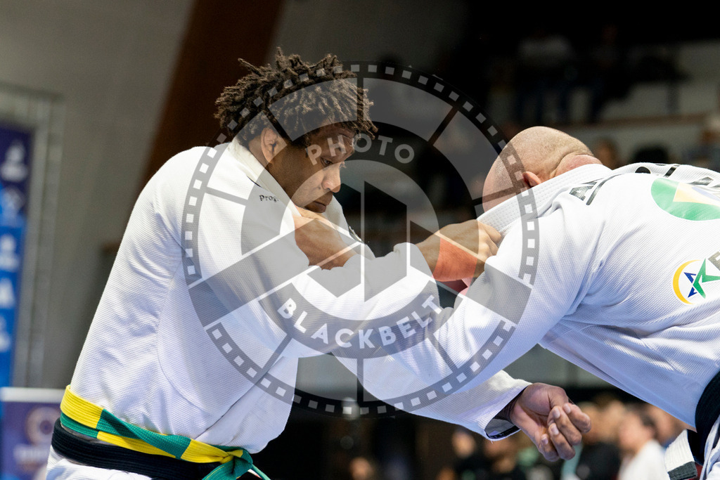 20240124PBB04650 | Fighters compete during the second day of the IBJJF European Championship in Paris, France, on January 24, 2024.
