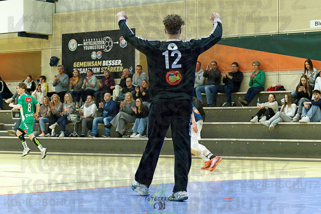 mJB Pokalrunde dt. Meisterschaft, TV Hüttenberg - TSV GWD Minden | mJB Pokalrunde dt. Meisterschaft, TV Hüttenberg - TSV GWD Minden am 15.03.2025 in Münchholzhausen (Sporthalle Münchholzhausen)Photo © 2025 - Jörg Heinrich - Realisiert mit Pictrs.com