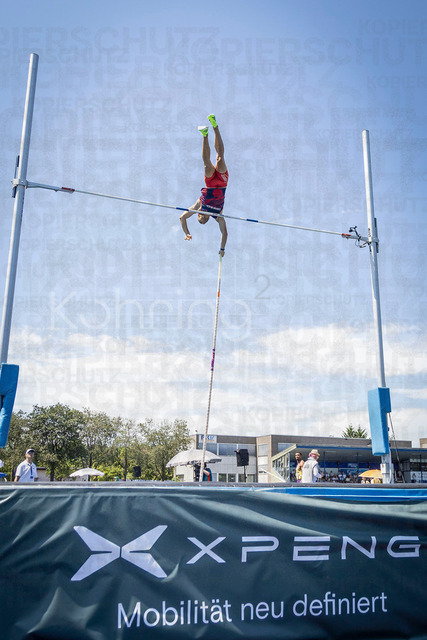 Multisport Event; Ratingen, 28.06.2026 | RATINGEN, GERMANY - JUNE 28, 2026 : Dario Dester (ITA / Italy) competing in the pole vault during the Multisport Event at Stadion Ratingen on June 28, 2026 in Ratingen, Germany.