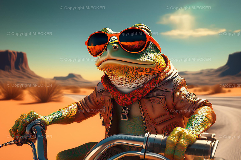 Frosch Motorrad 4 | Martin Ecker Fotograf Euratsfeld - Realisiert mit Pictrs.com