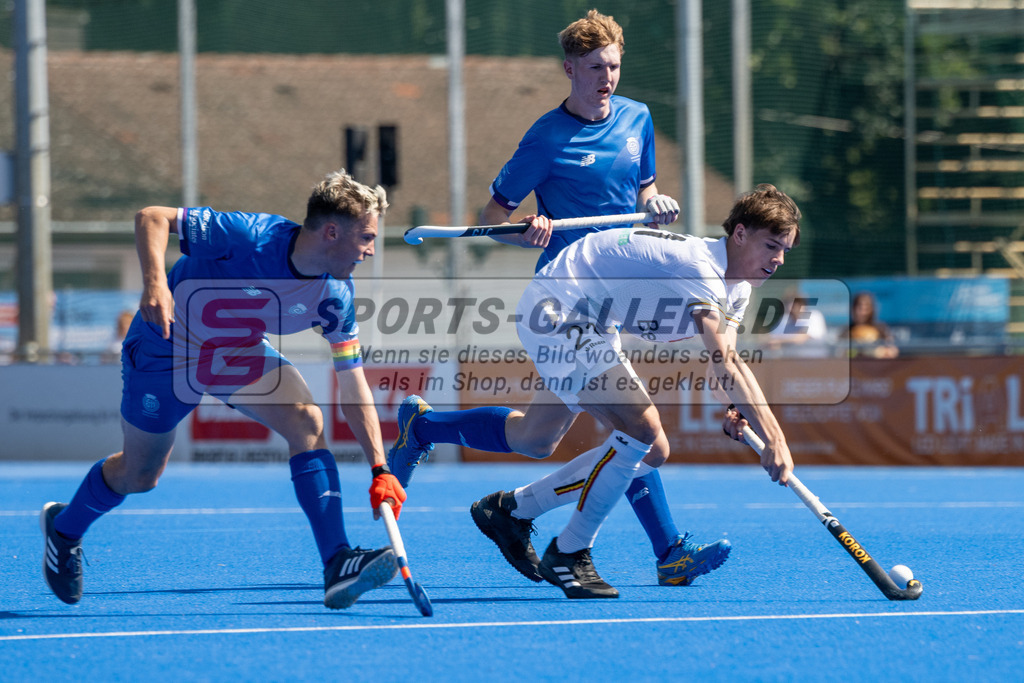 SFE_20230708_0033 | EuroHockey EM U18 Boys Belgium vs Scotland am 08.07.2023 in Krefeld (Gerd-Wellen-Hockeyanlage), Photo: Stephan Fehrmann 2023 (Sports-Gallery)