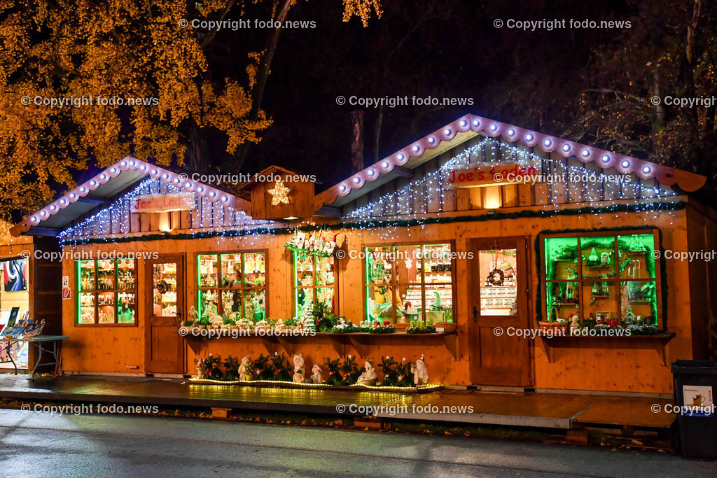 Christkindlmarkt_ Volksgarten Linz_ 23.11.2022-8 | 23.11.2022, Linz,  AUT, Christkindlmarkt Volksgarten, im Bild Christkindlmarkt Volksgarten, Huetten, Standln, Weihnachtsdekoration