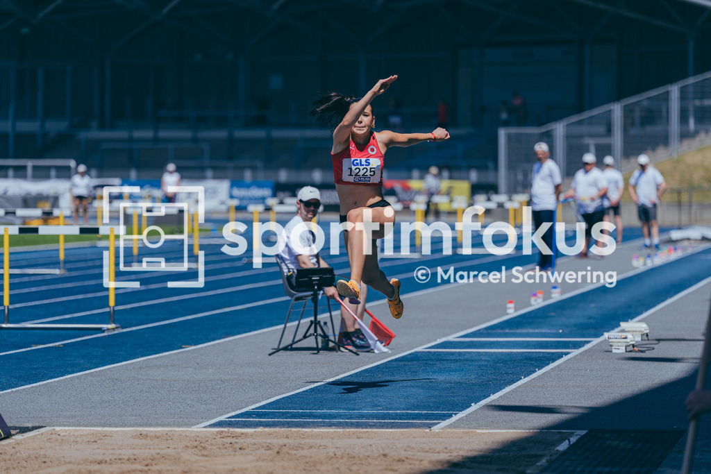 Deutsche Meisterschaften U20 / U16 2026 | Charlotte Stantke, Dresdner SC 1898, 1225, Dreisprung, Deutsche Meisterschaften der U20 &amp; U16 2026, Lohrheidestadion Bochum-Wattenscheid, 11.07.2026. Foto: Marcel Schwering / sportimfokus - Realisiert mit Pictrs.com