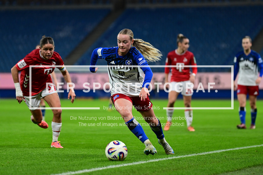 Fußball I Frauen I Saison 2025-2026 I Bundesliga I 12. Spieltag I Hamburger SV - 1. FC Köln I 53934 | Der Sportfotograf. - Realisiert mit Pictrs.com