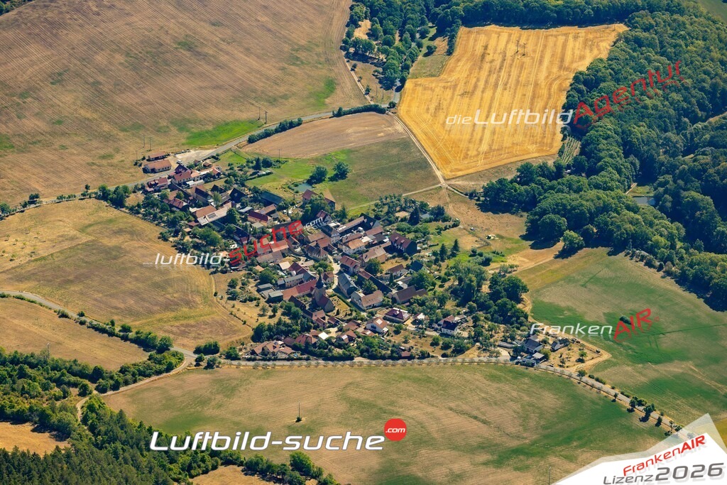 Die Luftaufnahme Zeigerheim - Bad Blankenburg wurde 2022 vom Flugzeug aus (keine Drohne) erstellt. Hohe Auflösung -für große Poster und Wandbilder geeignet - Garantiert!