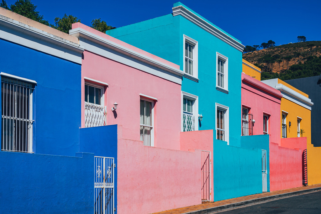 Häuser im Bo-Kaap Viertel | Häuser im Bo-Kaap Viertel - Realisiert mit Pictrs.com