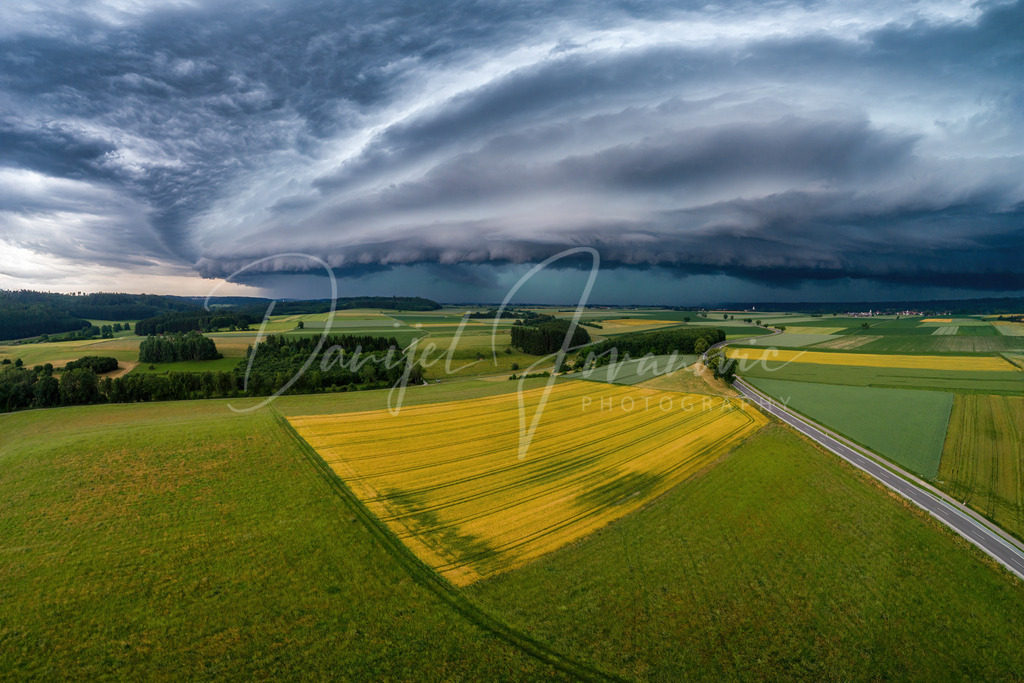Gewitter | Ankommende Zelle in der Nähe von Memmingen