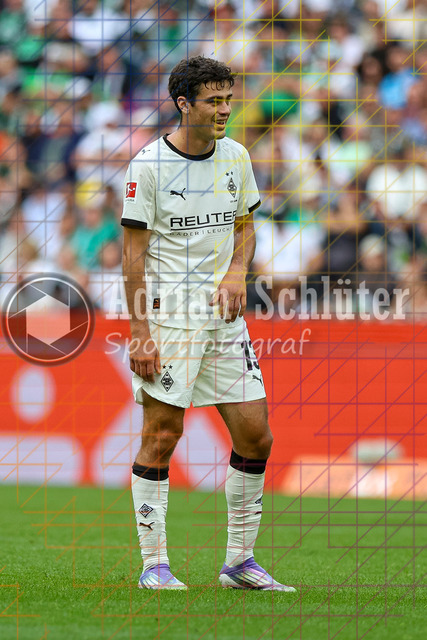 Borussia Mönchengladbach vs SV Werder Bremen - Bundesliga  | Mönchengladbach, Deutschland, 14.09.25:   Giovanni Alejandro Reyna (Borussia Mönchengladbach) schaut waehrend des Spiels der Bundesliga zwischen Borussia Mönchengladbach vs SV Werder Bremen im Stadion im Borussia Park(Foto von Brauer-Fotoagentur / Adrian Schlueter)