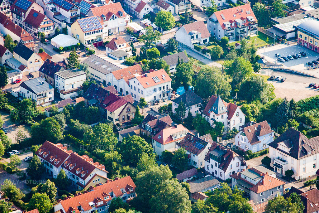 Luftbild: Bismarckstr in Kandel im Bundesland Rheinland-Pfalz in Deutschland. Foto: IMG_50811.jpg vom 04.07.2012 durch Werner Riehm/FLY-FOTO.de