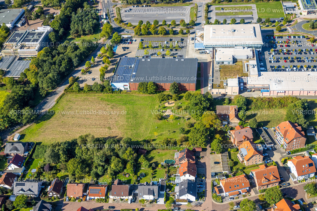 Hamm250901319 | Luftbild, Westpress arena, beta Finanz Eissportarena Hamm, Lidl Supermarkt, Uentrop, Hamm, Ruhrgebiet, Nordrhein-Westfalen, Deutschland