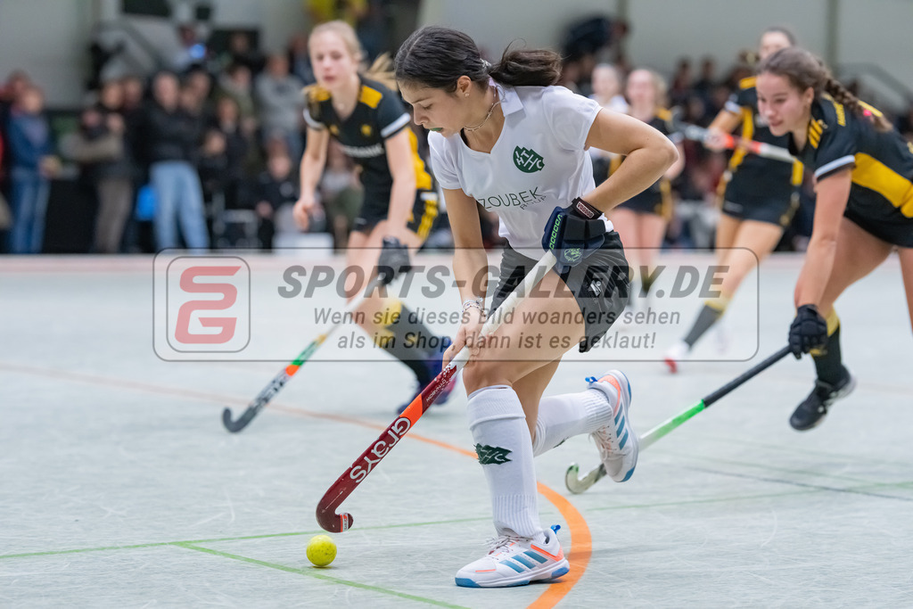 HK_20230226_105282 | Deutsche Meisterschaft WU16 Finale / Ehrungen Harvestehuder THC - 1. Hanauer THC am 26.2.2023 DSC 99, Düsseldorf ,