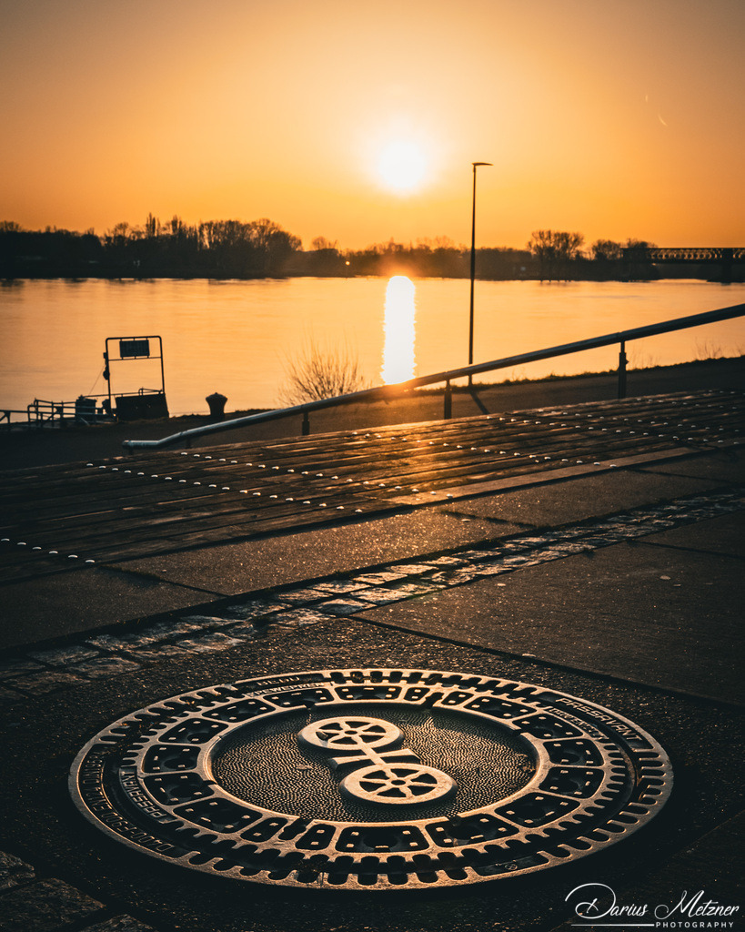 Sonnenaufgang in Mainz am Rhein | Sonnenaufgang in Mainz am Rhein