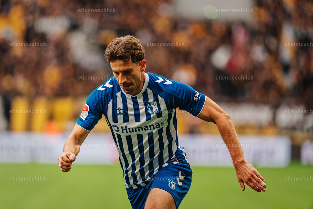 Dresdner SC - Allianz MTV Stuttgart, DEKRA 1. Bundesliga Frauen, Volleyball | Im Bild: Alexander Nollenberger (17, 1. FC Magdeburg)18.10.2026, SG Dynamo Dresden - 1. FC Magdeburg, 2. BUNDESLIGA - 8. SPIELTAG, Fußball, Deutschland, Dresden, Rudolf-Harbig-Stadion