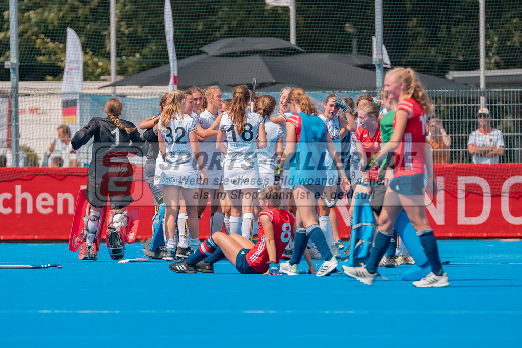 HK_20230715_102632 | Euro Hockey WU18 SF1 Belgium vs England Championship Girls &amp; Boys am 15.7.2023 CHTC , Krefeld ,