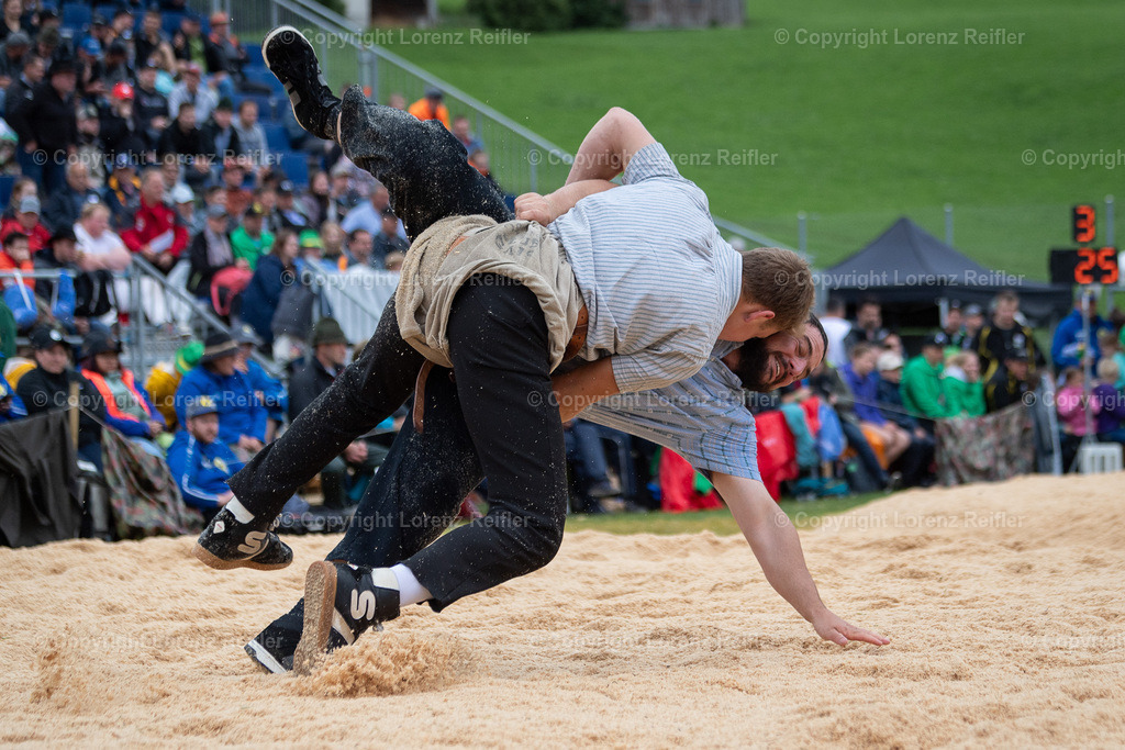 Schwingen -  Appenzeller Kantonal Schwingfest 2024 | Hundwil, 7.7.24, Schwingen - Appenzeller Kantonal Schwingfest.