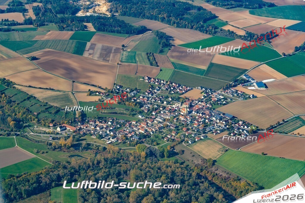 aktuelles Luftbild von Irnsing Neustadt-donau - Luftaufnahme wurde 2018 von https://frankenair.de mittels Flugzeug (keine Drohne) erstellt.