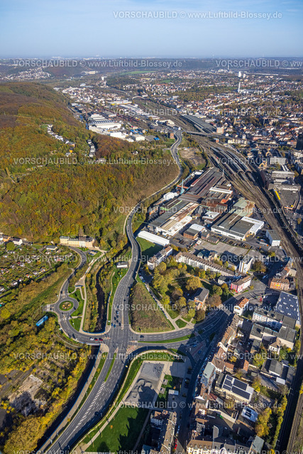 Hagen221015789 | Luftbild, Bahnhofshinterfahrung, Hauptbahnhof Hagen, Wehringhausen, Hagen, Ruhrgebiet, Nordrhein-Westfalen, Deutschland